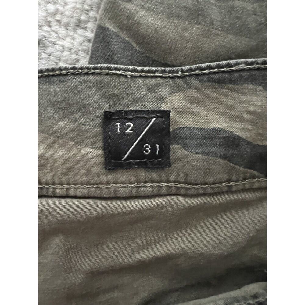 Lucky Brand Pants Womens 12/31 Green Camo Tapered Fit Outdoor Boho Grunge Y2k - Picture 5 of 10